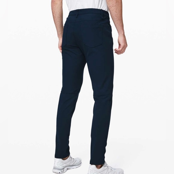 Lululemon Men’s ABC Pant Slim *Warpstreme 32" size 30 True Navy pants M5704S - Picture 2 of 9